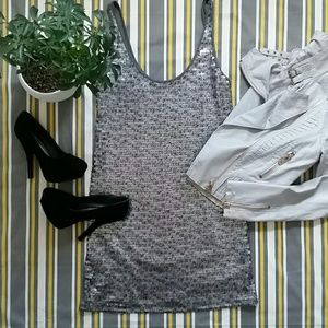 Express sequin dress